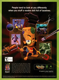 Voodoo Vince: Feel His Pain - Advertisement Flyer - Front (United States) - 1609x2200