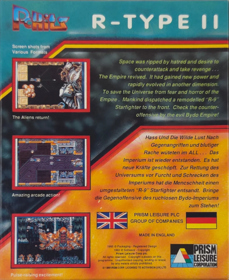 R-Type II - Box - Back (Europe) - 816x998