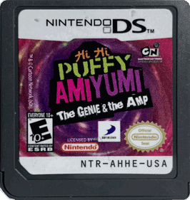 Hi Hi Puffy AmiYumi: The Genie & the Amp - Cart - Front (North America) - 1190x1255