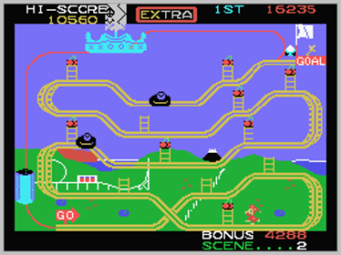 Mr. Do's Wild Ride - Screenshot - Gameplay (World) - 256x192