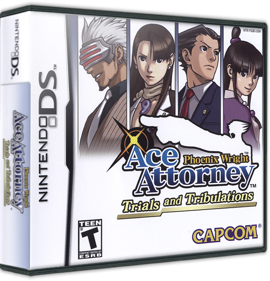 Phoenix Wright: Ace Attorney: Trials and Tribulations - Box - 3D (North America) - 575x598