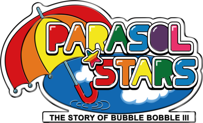 Parasol Stars: The Story of Bubble Bobble III - Clear Logo (North America) - 2807x1703
