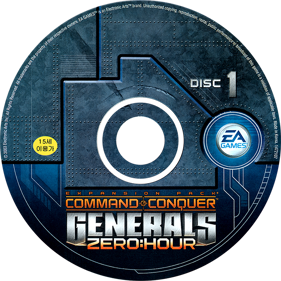 Command & Conquer: Generals: Zero Hour - Disc (Korea) - 684x684