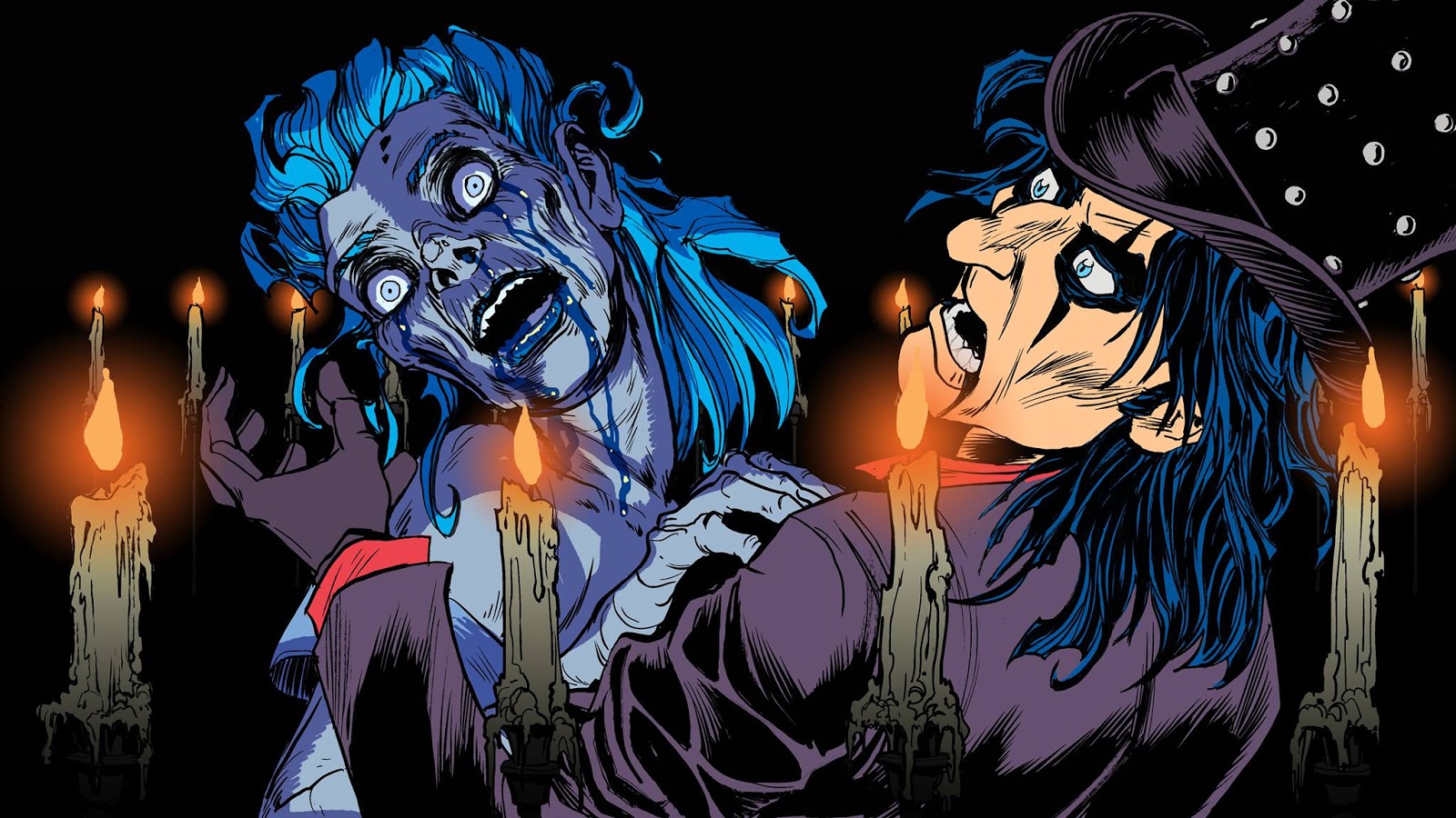 Illustration of Alice Cooper’s Nightmare Castle