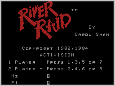 River Raid - Screenshot - Game Select (North America) - 256x192