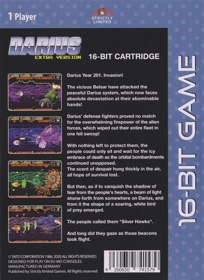 Darius: Extra Version - Box - Back (Europe) - 1450x1988