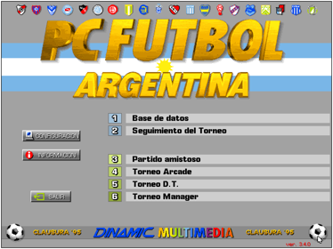PC Fútbol Argentina: Clausura '95 - Screenshot - Game Title (Spain) - 1920x1440