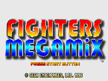Fighters Megamix - Screenshot - Game Title (Japan) - 640x480