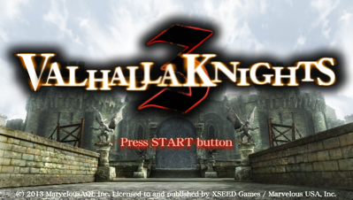 Valhalla Knights 3 - Screenshot - Game Title (North America) - 960x544