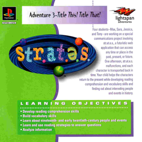 Str.at.e.s. 3: Title This! Title That! - Box - Front (North America) - 1439x1439