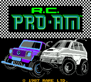 R.C. Pro-Am - Screenshot - Game Title (United States) - 1000x903