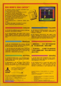 Big Bird's Egg Catch - Box - Back (Europe) - 1164x1621