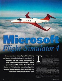 Microsoft Flight Simulator (v4.0) - Advertisement Flyer - Front (United Kingdom) - 1699x2200