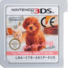 Nintendogs + Cats: Toy Poodle & New Friends - Cart - Front (Europe) - 1071x1076