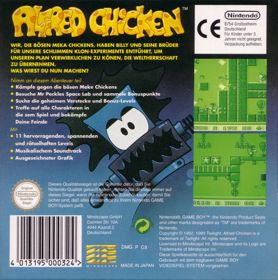 Alfred Chicken - Box - Back (Germany) - 793x800