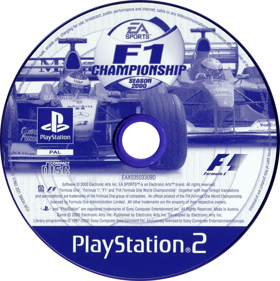 F1 Championship Season 2000 - Disc (Europe) - 752x754