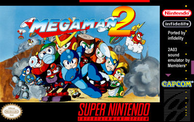 Mega Man II - Box - Front (North America) - 1276x801