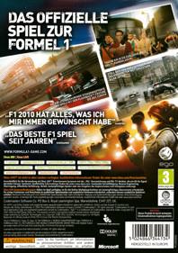 F1 2010 - Box - Back (Germany) - 3024x4287