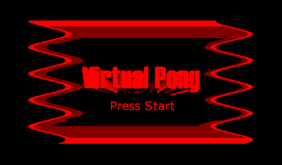 Virtual Pong - Screenshot - Game Title (World) - 384x225