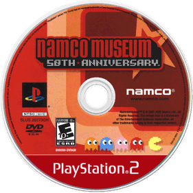 Namco Museum 50th Anniversary - Disc (North America) - 1280x1280