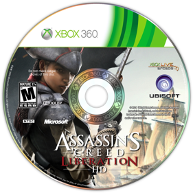 Assassin's Creed: Liberation HD - Fanart - Disc (North America) - 1459x1459
