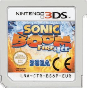 Sonic Boom: Fire & Ice - Cart - Front (Europe) - 974x978