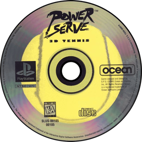 Power Serve 3D Tennis - Disc (North America) - 700x700