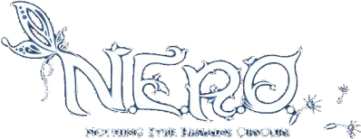 N.E.R.O. Nothing Ever Remains Obscure - Clear Logo (World) - 564x218