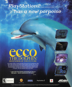 Ecco the Dolphin: Defender of the Future - Advertisement Flyer - Front (United States) - 1839x2200