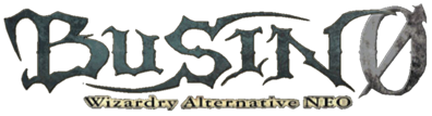 BUSIN 0 Wizardry Alternative NEO - Clear Logo (Japan) - 1030x278