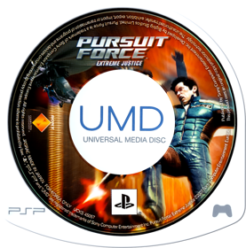 Pursuit Force: Extreme Justice - Disc (Korea) - 757x766