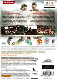 PES 2010: Pro Evolution Soccer - Box - Back (Germany) - 3045x4268