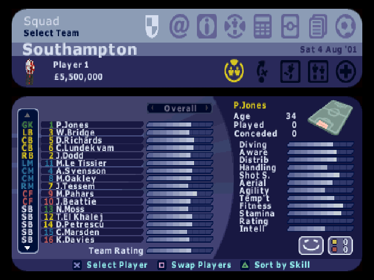LMA Manager 2002 - Screenshot - Gameplay (Europe) - 640x480