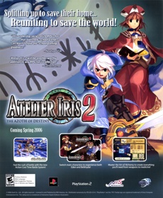 Atelier Iris 2: The Azoth of Destiny - Advertisement Flyer - Front (United States) - 1793x2185