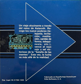 Astaroth: The Angel of Death - Box - Back (Spain) - 1074x1112