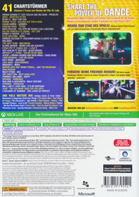 Just Dance 2015 - Box - Back (Germany) - 906x1282