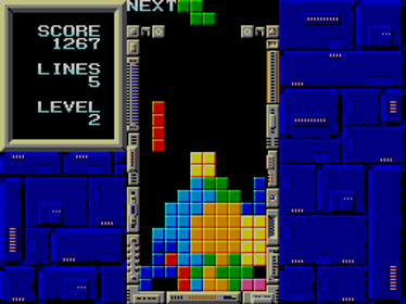 Tetris (Sega, System E) - Screenshot - Gameplay (World) - 256x192