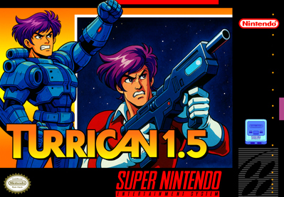 Turrican 1.5 - Fanart - Box - Front (World) - 2879x2000