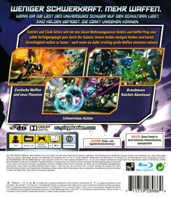 Ratchet & Clank: Into the Nexus - Box - Back (Germany) - 3042x3487