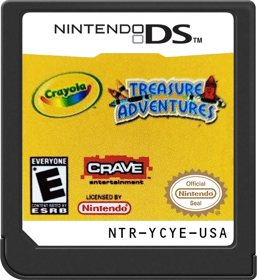 Crayola Treasure Adventures - Cart - Front (North America) - 517x564