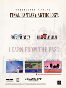 Final Fantasy Anthology - Advertisement Flyer - Front (United States) - 1656x2200