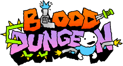 Blood Dungeon - Clear Logo (World) - 1222x662