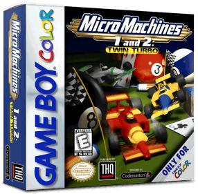 Micro Machines 1 and 2: Twin Turbo - Box - 3D (North America) - 1016x998