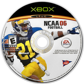 NCAA Football 06 - Disc (North America) - 800x800