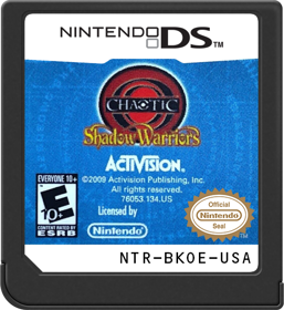 Chaotic: Shadow Warriors - Cart - Front (North America) - 517x564