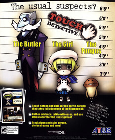 Touch Detective - Advertisement Flyer - Front (United States) - 1800x2178