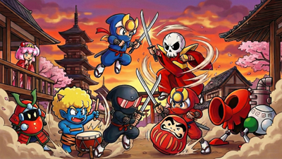 Super Ninja-Kun - Fanart - Background (Japan) - 1920x1080