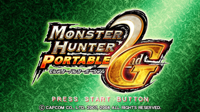Monster Hunter Freedom Unite - Screenshot - Game Title (Japan) - 480x270