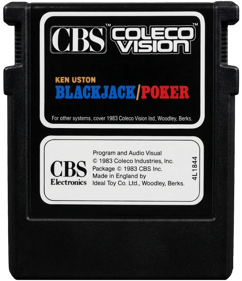 Ken Uston Blackjack/Poker - Cart - Front (Europe) - 939x1089