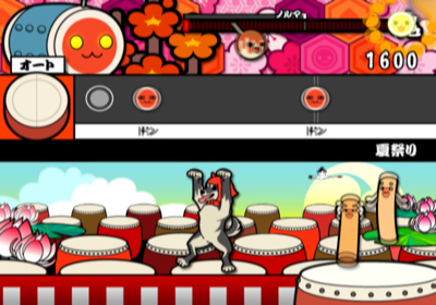 Taiko no Tatsujin: Go! Go! Godaime! - Screenshot - Gameplay (Japan) - 640x448